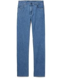 Canali - Slim-Fit Straight-Leg Jeans - Lyst