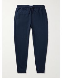 Derek Rose - Quinn Slim-fit Tapered Cotton And Modal-blend Jersey Sweatpants - Lyst