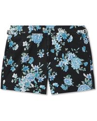 Tom Ford - Hendrix Slim-Fit Short-Length Floral-Print Swim Shorts - Lyst