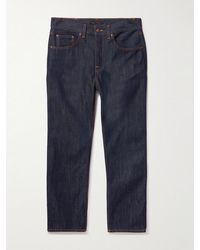 Nudie Jeans - Tuff Tony Organic Straight-Leg Jeans - Lyst