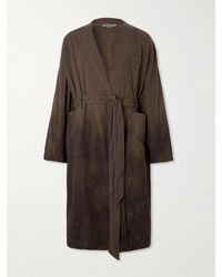 Our Legacy - Emporio Armani Toga Cotton Trench Coat - Lyst