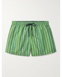 Paul Smith - Straight-leg Mid-length Striped Recycled Swim Shorts - Lyst