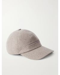 ZEGNA - Oasi Logo-Embellished Cashmere Baseball Cap - Lyst