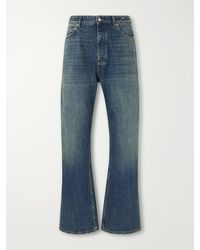 Balenciaga - Straight-leg Distressed Jeans - Lyst