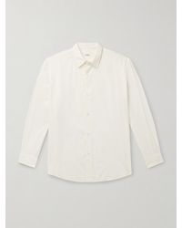 A.PRESSE - Cotton And Silk-Blend Shirt - Lyst