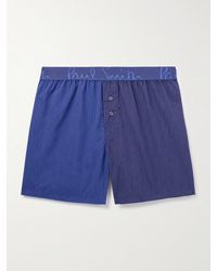 Paul Smith - Striped Colour-block Jersey Boxer Shorts - Lyst