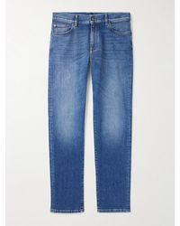 ZEGNA - Roccia Slim-fit Stretch Jeans - Lyst