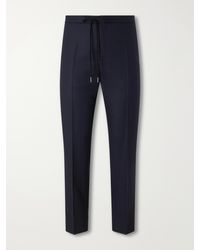 Maison Margiela - Straight-Leg Virgin Wool Drawstring Trousers - Lyst