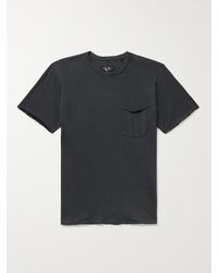 Rag & Bone - Miles Organic Cotton-jersey T-shirt - Lyst