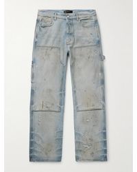 Amiri - Carpenter Straight-Leg Distressed Jeans - Lyst