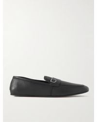 Ferragamo - Debros Embellished Leather Loafers - Lyst