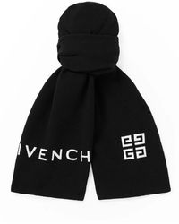 Givenchy - Logo-embroidered Wool And Cashmere-blend Scarf - Lyst