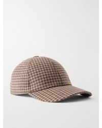 James Purdey & Sons - Torridon Checked Wool And Cashmere-Blend Tweed Baseball Cap - Lyst