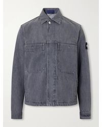 Stone Island - Denim Organic Cotton Jacket - Lyst