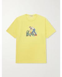 JW Anderson - Gardener Embroidered Cotton-Jersey T-Shirt - Lyst