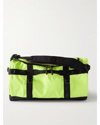 The North Face Base Camp Small Logo-print Recycled Pvc Duffle Bag - Yellow