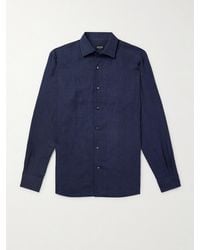 ZEGNA - Oasi Linen Shirt - Lyst