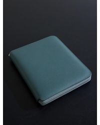 Smythson - A5 Cross-Grain Leather Zip Wallet - Lyst