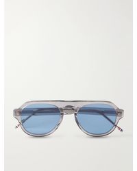 Thom Browne - Round-Frame Acetate Sunglasses - Lyst