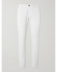 Slowear - Slim-fit Tapered Stretch-cotton Gabardine Trousers - Lyst