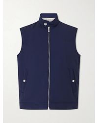 Eleventy - Slim-fit Wool-blend Gilet - Lyst