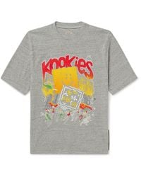 Kapital - Buster Peckish Bowy Printed Cotton-Jersey T-Shirt - Lyst