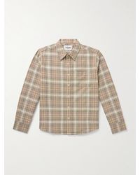 Corridor NYC - Birch Checked Cotton-Canvas Shirt - Lyst