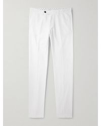 Massimo Alba - Pantaloni Slim-Fit A Gamba Dritta - Lyst