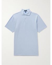 Peter Millar - Albatross Pima Cotton-blend Piqué Polo Shirt - Lyst