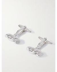 Lanvin - Platinum-plated Cufflinks - Lyst