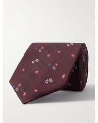 Paul Smith - Krawatte aus bestickter Seiden-Faille - Lyst