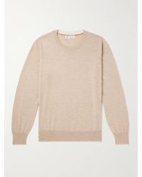 Brunello Cucinelli - Wool And Cashmere-blend Sweater - Lyst