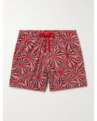 Vilebrequin - Shorts Da Mare Medi A Gamba Dritta Stampati Moorise - Lyst