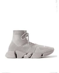 Balenciaga - Speed 2.0 Stretch-knit Sneakers - Lyst