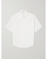 AURALEE - Cotton-Poplin Shirt - Lyst