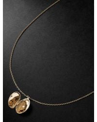 PATTARAPHAN - Neo Pritsana 14-karat Gold Diamond Locket Necklace - Lyst