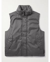 Stone Island - Ghost Coated Virgin Wool-Twill Down Gilet - Lyst