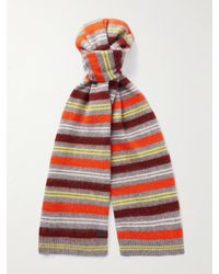 Loro Piana - Striped Cashmere-Blend Scarf - Lyst