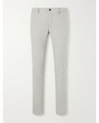 Slowear - Straight-Leg Stretch-Cotton Trousers - Lyst