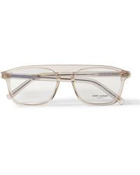 Saint Laurent - New Wave D-Frame Acetate Optical Glasses - Lyst