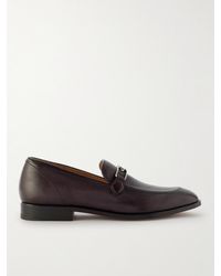 Berluti - B Volute Embellished Leather Penny Loafers - Lyst