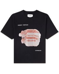 Corridor NYC - Tripmas Logo-print Organic Cotton-jersey T-shirt - Lyst