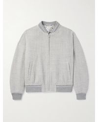 Etro - Textured Wool Bomber Jacket - Lyst