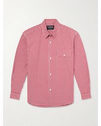 FRIZMWORKS - Ease Gingham Cotton Shirt - Lyst