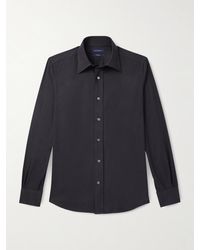 Thom Sweeney - Slim-Fit Cotton-Twill Shirt - Lyst