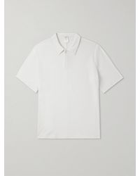 SSAM - Cotton And Silk-blend Piqué Polo Shirt - Lyst