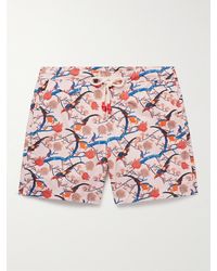 Orlebar Brown - Standard Straight-leg Mid-length Printed Swim Shorts - Lyst