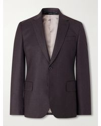 Paul Smith - Wool And Cashmere-Blend Flannel Suit Jacket - Lyst