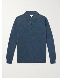 Sunspel - Wool Polo Shirt - Lyst