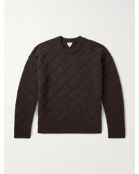 Bottega Veneta - Intrecciato Wool-Blend Sweater - Lyst